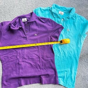 Lacoste Kids Polo Shirts - Purple and Blue